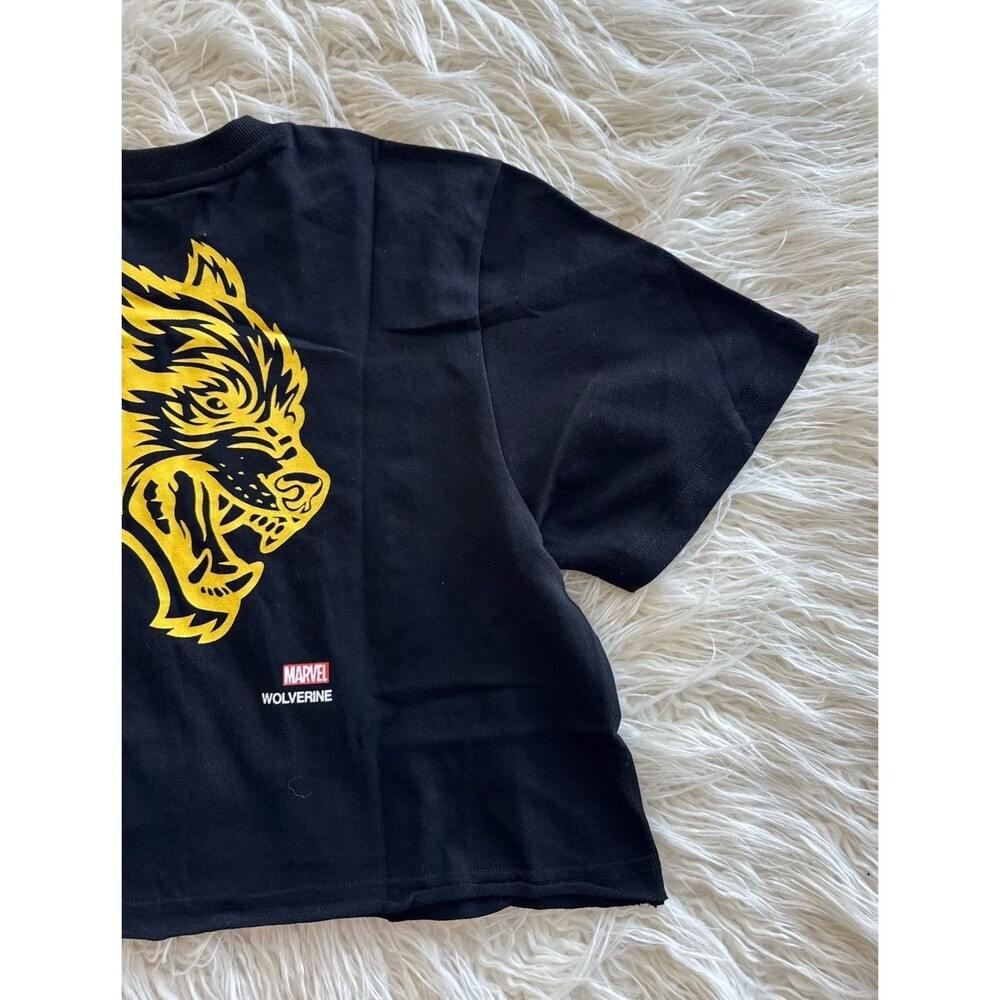 Darc Sport x Marvel Wolverine Rage Cropped T-Shirt Black Size Large - Picture 8 of 12
